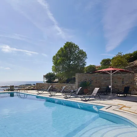 Villa Koudouros With A Swimming Pool Overlooking The Of Porto Koundouros