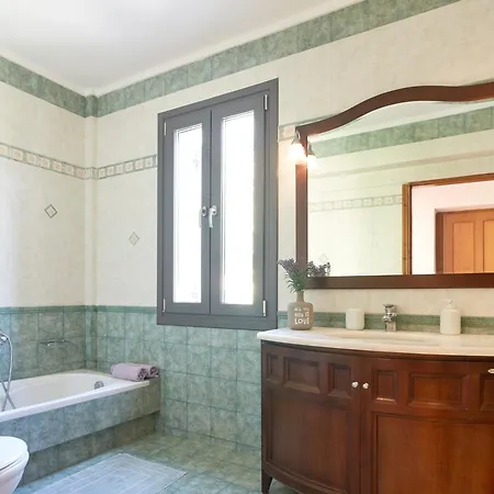Villa Koudouros With A Swimming Pool Overlooking The Of Porto Koundouros